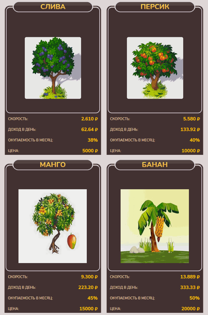 Плодовые деревья в Fruit-Trees - скрин 2